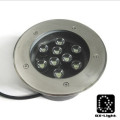 Aluminio inoxidable 9w suelo enterrado luces terreno antirreflejo con ip66 mayoristas en el mercado